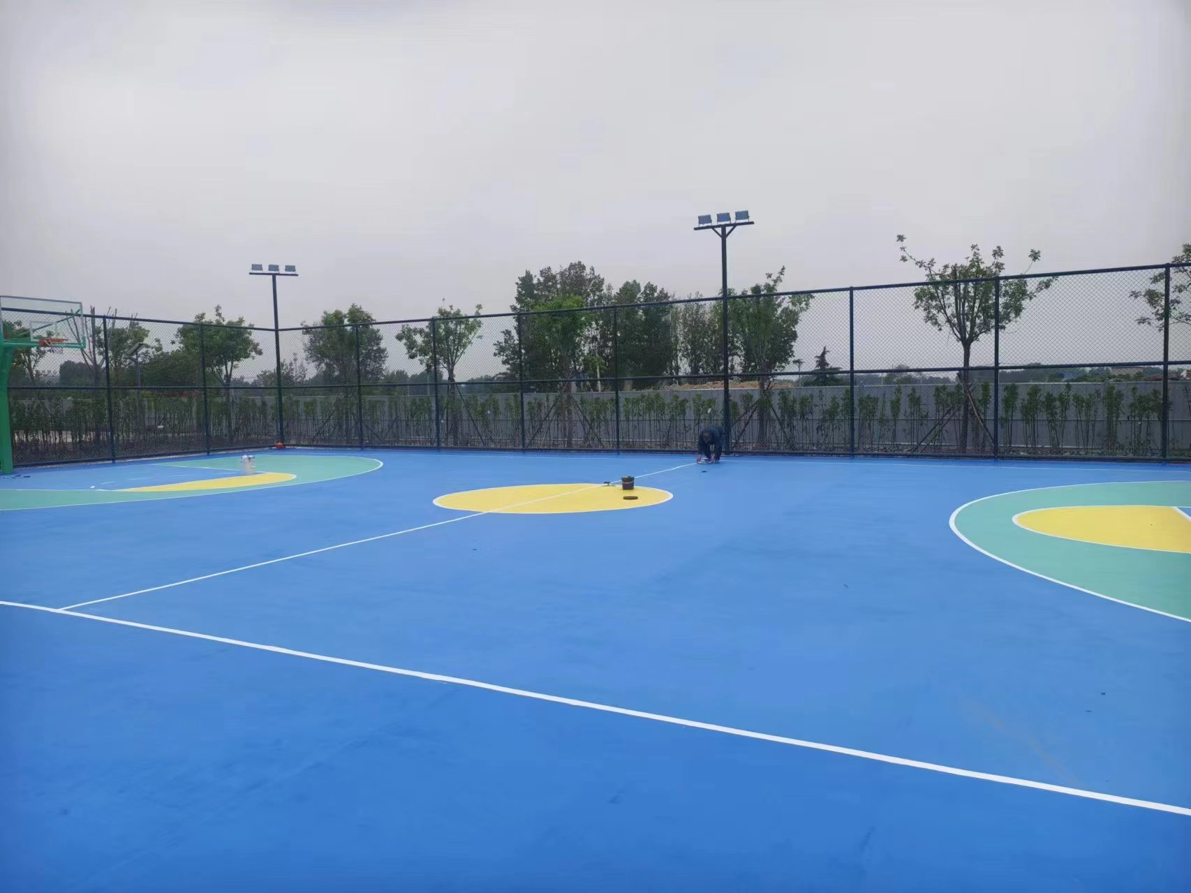 水性聚合物防滑路面